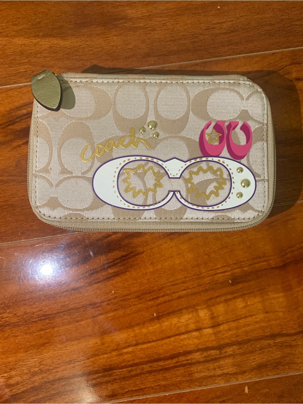 Coach jewelry box / coin pouch